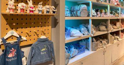 New baby shop at Trafford Centre where everything you buy can be personalised while you wait - www.manchestereveningnews.co.uk - Britain