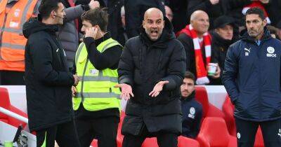 Jurgen Klopp - Bayern Munich - Pep Guardiola - Phil Foden - Anthony Taylor - What Pep Guardiola said to Anfield crowd after disallowed goal revealed - manchestereveningnews.co.uk - Manchester