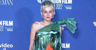 Emma Corrin Brings Whimsy to ‘My Policeman’ Premiere in Goldfish-in-a-Bag Dress - www.usmagazine.com - London