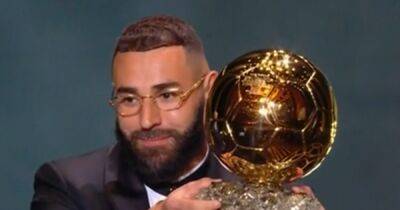 Karim Benzema wins Ballon d'Or 2022 as Manchester United and Man City stars placed - www.manchestereveningnews.co.uk - France - Manchester - Norway - Belgium - Portugal