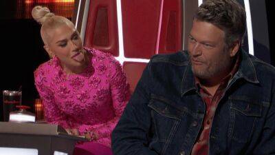 'The Voice': Blake Shelton Gets Spanked by Gwen Stefani After a Major Steal - www.etonline.com
