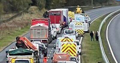 M8 van crash leaves pedestrian fighting for life as police lockdown busy motorway - www.dailyrecord.co.uk - Scotland