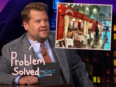 James Corden Unbanned From Balthazar After He 'Apologized Profusely'! - perezhilton.com - Britain - New York