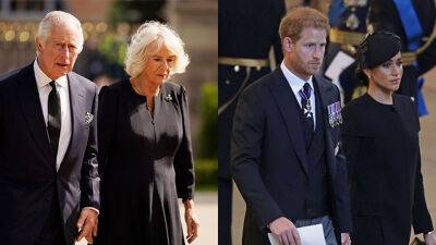 Page VI (Vi) - prince Harry - Meghan Markle - Prince Harry - Elizabeth Ii II (Ii) - Charles - queen consort Camilla - Harry Meghan May Be Banned From King Charles’ Coronation For Their ‘Attack’ on Camilla—Where They Stand - stylecaster.com
