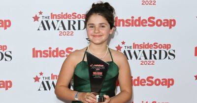Alan Halsall - Gemma Atkinson - Tyrone Dobbs - Hope Stape - Will Mellor - April Windsor - Cathy Hope - Jude Riordan - Sam Blakeman - Gemma Atkinson and Alan Halsall show support as ITV Corrie's Hope star Isabella Flanagan bags first award with message from proud parents - manchestereveningnews.co.uk - county Windsor