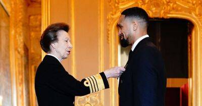 Ashley Banjo made MBE by Princess Anne during investiture ceremony at Windsor Castle - www.ok.co.uk - Britain - county Windsor