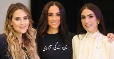 Meghan Markle makes political statement with T-shirt as she makes surprise appearance at Spotify HQ - www.ok.co.uk - Iran