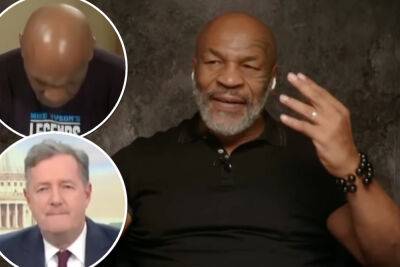 Mike Tyson reveals why he fell asleep on Piers Morgan: ‘It was just a mess’ - nypost.com - Britain - New York