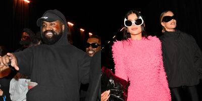 Kanye West Brings His Kids to Balenciaga Fashion Show, Walks Muddy Runway in Front of Kylie Jenner & Khloe Kardashian - www.justjared.com - France - Chicago