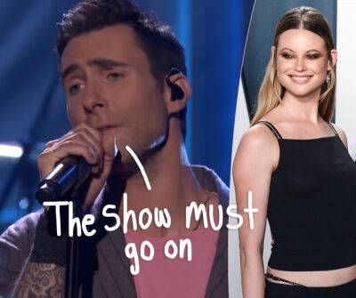 Adam Levine - Behati Prinsloo - Will Be - Adam Levine Performs For The First Time Since Cheating Scandal -- And Gets Support From Behati Prinsloo! - perezhilton.com - Las Vegas