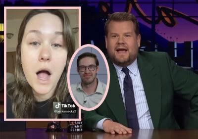 James Corden - Keith Habersberger - Keith Macnally - Tiktok - Try Guy's Wife Says She Saw James Corden Screaming At Busboy In ANOTHER Restaurant! - perezhilton.com - Beverly Hills