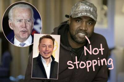 Piers Morgan - Joe Biden - Kanye West Calls Joe Biden The R-Word On Live TV While Caping For Elon Musk - perezhilton.com - Britain - state Delaware