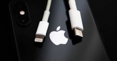 Warning for iPhone users as new chargers being rolled out under EU law - dailyrecord.co.uk - Britain - USA - Eu