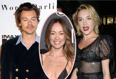 Florence Pugh - Olivia Wilde - Zach Braff - Don't Worry Darling Set Source CONFIRMS Harry Styles Kissed Florence Pugh THEN Started Hooking Up With Olivia Wilde - perezhilton.com
