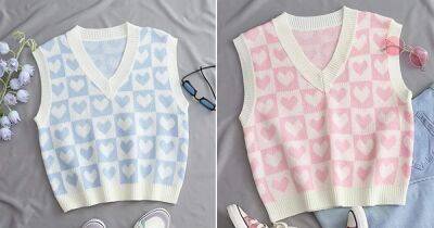 We ‘Heart’ This Sweater Vest’s Cute Take on a Classic Style - www.usmagazine.com