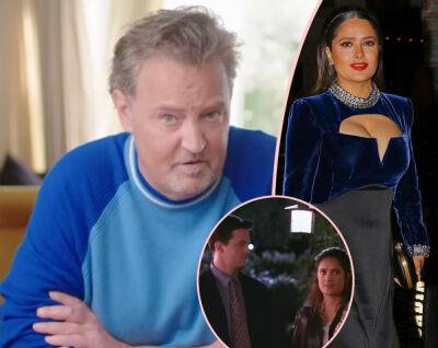Keanu Reeves - Matthew Perry - Eddie Van-Halen - Matthew Perry Says Salma Hayek Gave 'Nonsense' Acting Advice While Working On Fools Rush In Together! - perezhilton.com - county Rush