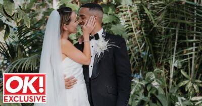 Moment JLS star Aston Merrygold halted wedding for minute's silence in Queen's honour - www.ok.co.uk