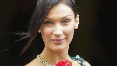 Bella Hadid Rocks the Lowest-Rise Miniskirt Ever Made With a Visible Thong - www.glamour.com
