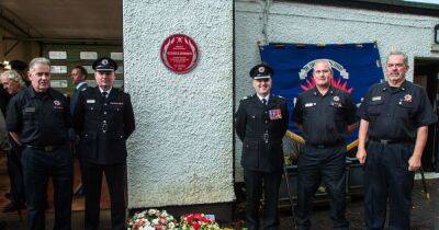 Scots firefighter who died tackling hotel blaze 44 years ago honoured with plaque - dailyrecord.co.uk - Britain - Scotland - county Alexander - Beyond