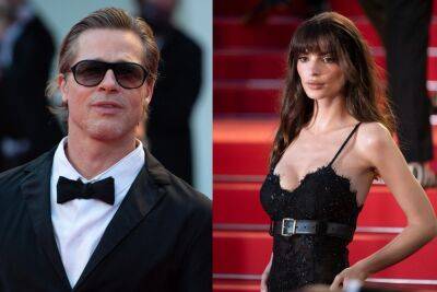 Brad Pitt - Emily Ratajkowski - Angelina Jolie - Sebastian Bear Macclard - Emily Ratajkowski Is ‘Pretty Smitten’ With Brad Pitt: ‘There Is An Attraction’ (Report) - etcanada.com