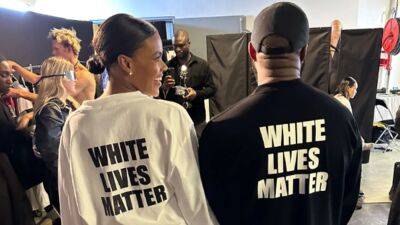 Kanye wears 'White Lives Matter' shirt to Yeezy fashion show in Paris, joined by Candace Owens - www.foxnews.com - Paris