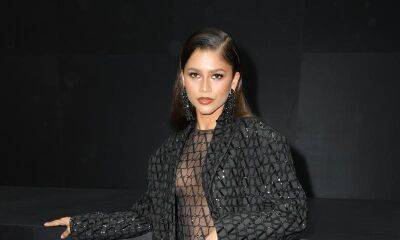 Zendaya steals the spotlight at Valentino fashion show with a see-through bodysuit - us.hola.com - Paris