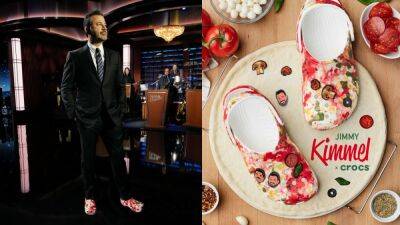Jimmy Kimmel - Kimmel Gets His Own Pizza-Themed Crocs for Charity and Honestly, They’re Good (Video) - thewrap.com