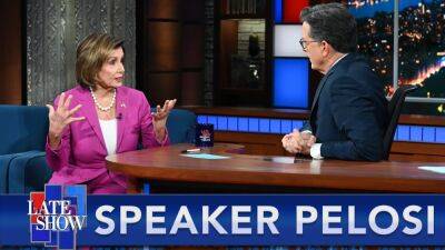 Colbert Grills Pelosi for Believing Democrats Will Hold the House: ‘The Polls Still Aren’t Reflecting What You’re Saying’ (Video) - thewrap.com - state Maryland - county Colbert