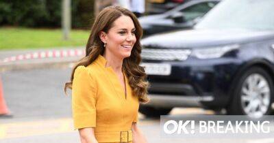 Kate Middleton - prince William - Royal Family - Karen Millen - Kate Middleton stuns in £220 yellow Karen Millen dress for visit to maternity unit - ok.co.uk