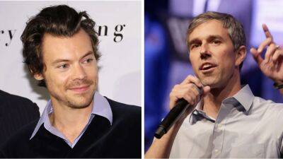 Harry Styles and Beto O'Rourke pose together after the singer endorses the gubernatorial candidate at concert - www.foxnews.com - Britain - Texas - Austin, state Texas