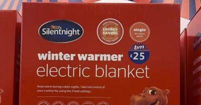 B&M shoppers praise 'fantastic' blanket that costs just 1p an hour to run - dailyrecord.co.uk