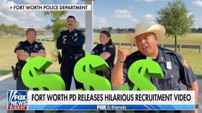 Texas police department takes a car-salesman approach in viral recruitment video - www.foxnews.com - USA - Texas - county Worth - city Fort Worth, state Texas