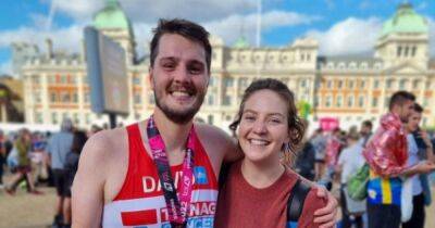 Ellie Brown - Scots man ran 26 miles in dedication to partner's gruelling cancer battle - dailyrecord.co.uk - Scotland - city London, county Marathon - county Marathon