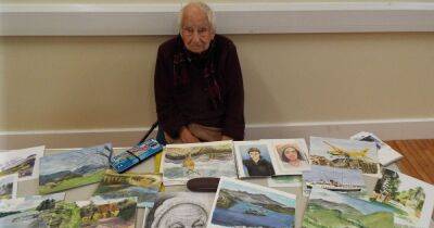 Perthshire art student Jim will draw on the support of his painting pals when he turns 100 - www.dailyrecord.co.uk - London