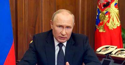 Vladimir Putin - Putin accuses Ukraine of 'terrorism' in Russian media after Crimea bridge attack - manchestereveningnews.co.uk - Ukraine - Russia - state Georgia - Armenia - Bulgaria - city Krasnodar - city Kerch
