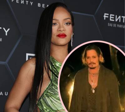 Johnny Depp - Amber Heard - Watch Johnny Depp’s Controversial Appearance In Rihanna’s Savage X Fenty Show! - perezhilton.com
