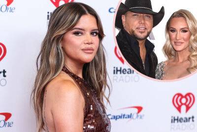 Maren Morris - Jason Aldean - Tucker Carlson - Luke Combs - Brittany Aldean - Maren Morris Skips Red Carpet & Throws Shade While Attending CMA Awards Amid Ongoing Brittany Aldean Feud! - perezhilton.com - Los Angeles - Tennessee - city Nashville, state Tennessee