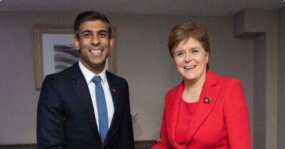 Nicola Sturgeon and Rishi Sunak meet for the first time since he became Prime Minister - www.dailyrecord.co.uk - Britain - Scotland - Ireland