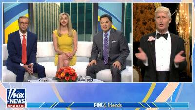 Donald Trump - Ainsley Earhardt - Kari Lake - ‘Saturday Night Live’ Spoofs ‘Fox & Friends‘ Attempt To Move On From Donald Trump After Midterm Losses - deadline.com - county Johnson - Ukraine - Austin, county Johnson