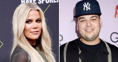 Khloe Kardashian - Rob Kardashian - Khloe Kardashian’s Sweetest Sibling Moments With Brother Rob Kardashian Over the Years - usmagazine.com - USA - county Arthur - George
