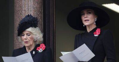 Kate Middleton - Judi James - Charles - Kate Middleton made 'concerned' gesture to Camilla at Remembrance Sunday, says expert - dailyrecord.co.uk