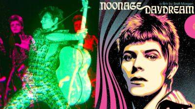 ‘Moonage Daydream’ Exclusive: Mondo & Neon Team Up With Shepard Fairey For A Limited Edition Poster Celebrating David Bowie - theplaylist.net