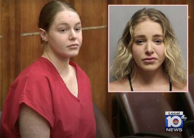 New Pics Show OnlyFans Model Covered In Blood After Allegedly Stabbing Boyfriend To Death - perezhilton.com - Miami - Virginia - county Miami-Dade