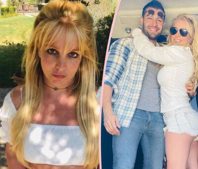 Britney Spears Caught Off Guard By Sam Asghari Going On Instagram Live While In Bed - perezhilton.com