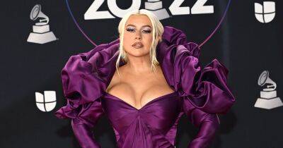 Latin Grammy Awards 2022 Red Carpet: See Christina Aguilera, Rosalia and More - www.usmagazine.com - New York - state Nevada - city Sin