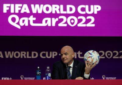 Gianni Infantino - FIFA President Gianni Infantino Blasts “Hypocrisy” Of Qatar Critics In Extraordinary Press Conference, Day Before World Cup Kicks Off - deadline.com - Switzerland - Qatar - city Doha