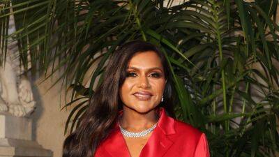 Mindy Kaling Nailed The Sheer Dress Trend With an Autumnal Twist—See Pics - www.glamour.com