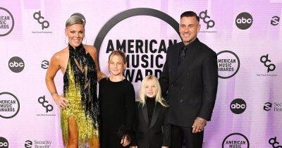 Pink Walks the 2022 American Music Awards Red Carpet With Husband Carey Hart and Their 2 Kids: Photos - www.usmagazine.com - Los Angeles - USA - Pennsylvania