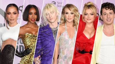 American Music Awards 2022 Photos: Carrie Underwood, Anitta, Bebe Rexha & More Red Carpet Arrivals - deadline.com - Los Angeles - USA - city Downtown - city Sanchez