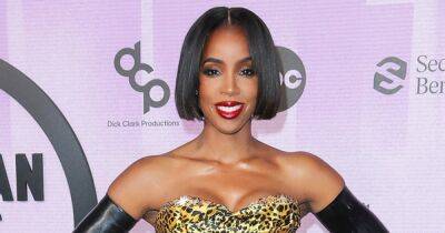 Kelly Rowland Turns Up the Heat in High Slit Animal Print Dress on Americans Music Awards 2022 Red Carpet - www.usmagazine.com - Los Angeles - USA